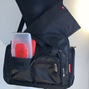 Fisher-Price Black Messenger Bag